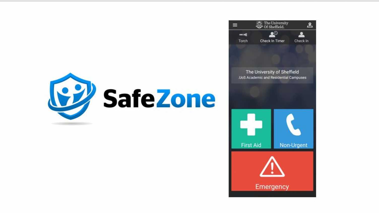 SafeZone Security services The University of Sheffield